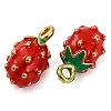 Alloy Enamel Pendants PALLOY-S032-01A-02-2