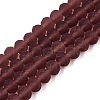 Transparent Glass Beads Strands X-EGLA-A044-T6mm-MD13-1