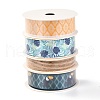 3Rolls Polyester Ribbons SRIB-F009-04-3