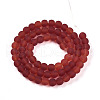 Transparent Glass Beads Strands GLAA-T032-T6mm-MD20-2