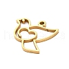 304 Stainless Steel Pendants STAS-M117-02A-G-2