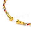Braided Carbon Steel Wire Bracelet Making MAK-A017-B37-3