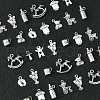 1st Mother's Day Jewelry 100pcs 10 Style Tibetan Style Alloy Charms TIBEP-CJ0001-29-8