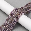Faceted Natural Amethyst Beads Strands G-RM250101-E21-01-2