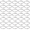 SOFPLATE 300Pcs 304 Stainless Steel Split Rings STAS-SP0001-66A-1