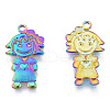 Ion Plating(IP) 304 Stainless Steel Pendants STAS-N098-183M-1