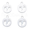 201 Stainless Steel Pendants STAS-N098-229P-2