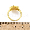 Brass Micro Pave Clear Cubic Zirconia Cuff Rings for Women RJEW-Q009-07G-3
