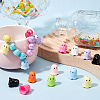 SUNNYCLUE 36Pcs 9 Colors Opaque Acrylic Beads MACR-SC0001-61-4