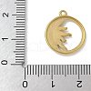 304 Stainless Steel Pendants STAS-L277-02C-G-3