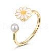 925 Sterling Silver Open Finger Rings RJEW-A019-50G-1