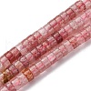 Natural Strawberry Quartz Beads Strands G-Z006-C50-2