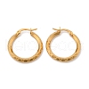 Ion Plating(IP) 304 Stainless Steel Hoop Earrings EJEW-L215-38G-2