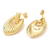 Brass Teardrop Dangle Stud Earrings EJEW-G382-03G-2