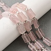 Natural Rose Quartz Beads Strands G-Z087-C02-1