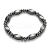 Non-Magnetic Synthetic Hematite Bracelets BJEW-E003-8-1