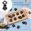 Acrylic Square Loose Diamond Box with Visible Window CON-WH0088-76A-02-5