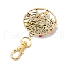 Tree of Life Alloy Pendant Decorations HJEW-JM01934-4