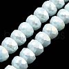 AB Color Plate Glass Beads Strands EGLA-P051-02A-B05-1
