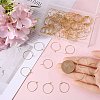 SUNNYCLUE 150Pcs 316 Surgical Stainless Steel Hoop Earring Findings STAS-SC0007-18-3