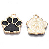 Alloy Enamel Pendants X-ENAM-T016-22LG-C-RS-3