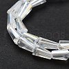 Electroplate Glass Beads Strands X-EGLA-J046-AB07-2