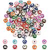  12 Colors Alloy Enamel European Beads ENAM-NB0001-40G-1
