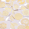 Self Adhesive Brass Stickers DIY-TA0008-39-2