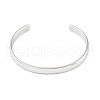 Non-Tarnish 304 Stainless Steel Open Cuff Plain Bangles BJEW-H591-01P-02-2