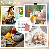 35Pcs Butterfly & Flower DIY Knitting Tool Sets HJEW-NB00055-6