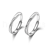 S925 Silver Gold Couple Rings Modern Minimalist Anniversary Gift ZZ9646-1
