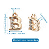 Fashewelry 2 Sets 2 Colors Alloy Rhinestone Charms ALRI-FW0001-01-8