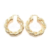 Brass Hoop Earrings for Women EJEW-F365-01G-2