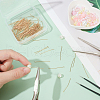 Unicraftale 200Pcs 304 Stainless Steel Flat Head Pins STAS-UN0058-92C-G-5