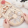 Wooden Basket Bottoms AJEW-WH0126-08B-3