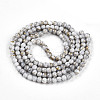 Baking Painted Glass Beads Strands DGLA-N003-6mm-B01-3
