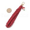 Handmade Woven Cotton Pendant Decorations HJEW-JM02795-04-3