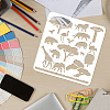 Plastic Reusable Drawing Painting Stencils Templates DIY-WH0172-921-3