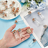 AHADERMAKER 24Pcs 2 Styles Antique Silver Plated Alloy Glass Bottle European Dangle Charms PALLOY-GA0001-15-3