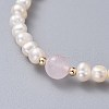 Stretch Grade A Natural Freshwater Pearl Bracelets BJEW-JB04623-3