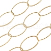 304 Stainless Steel Oval Link Chains CHS-C018-01A-G-1