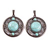 Synthetic Turquoise Pendants G-Q158-03-05-1