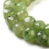 Natural Prehnite Beads Strands G-H028-A05-01-4