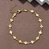 304 Stainless Steel Link Bracelets BJEW-Z132-01G-2