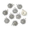 Tibetan Style Alloy Sun Pendants TIBEP-Q041-077AS-NR-3