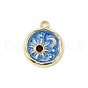 Alloy Enamel Pendants FIND-U030-20G-02-1