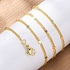 Brass Curb Chains Necklaces for Women NJEW-D302-09G-5