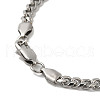 Non-Tarnish 304 Stainless Steel Cuban Link Chain Necklace NJEW-Z024-03P-3
