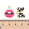 9Pcs Women Makeup Enamel Charm Pendant Colorful Alloy Enamel Charm Mixed Shape for Jewelry Necklace Bracelet Earring Making Crafts JX116A-3