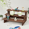 3-Tier Wooden Jewelry Organizer Display Risers ODIS-WH0058-19B-3